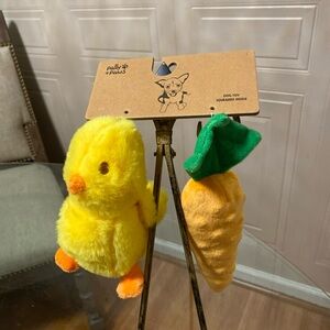 - - Beautiful Pally Paws Set Of 2Plush EasterDog toy - With Squeaker